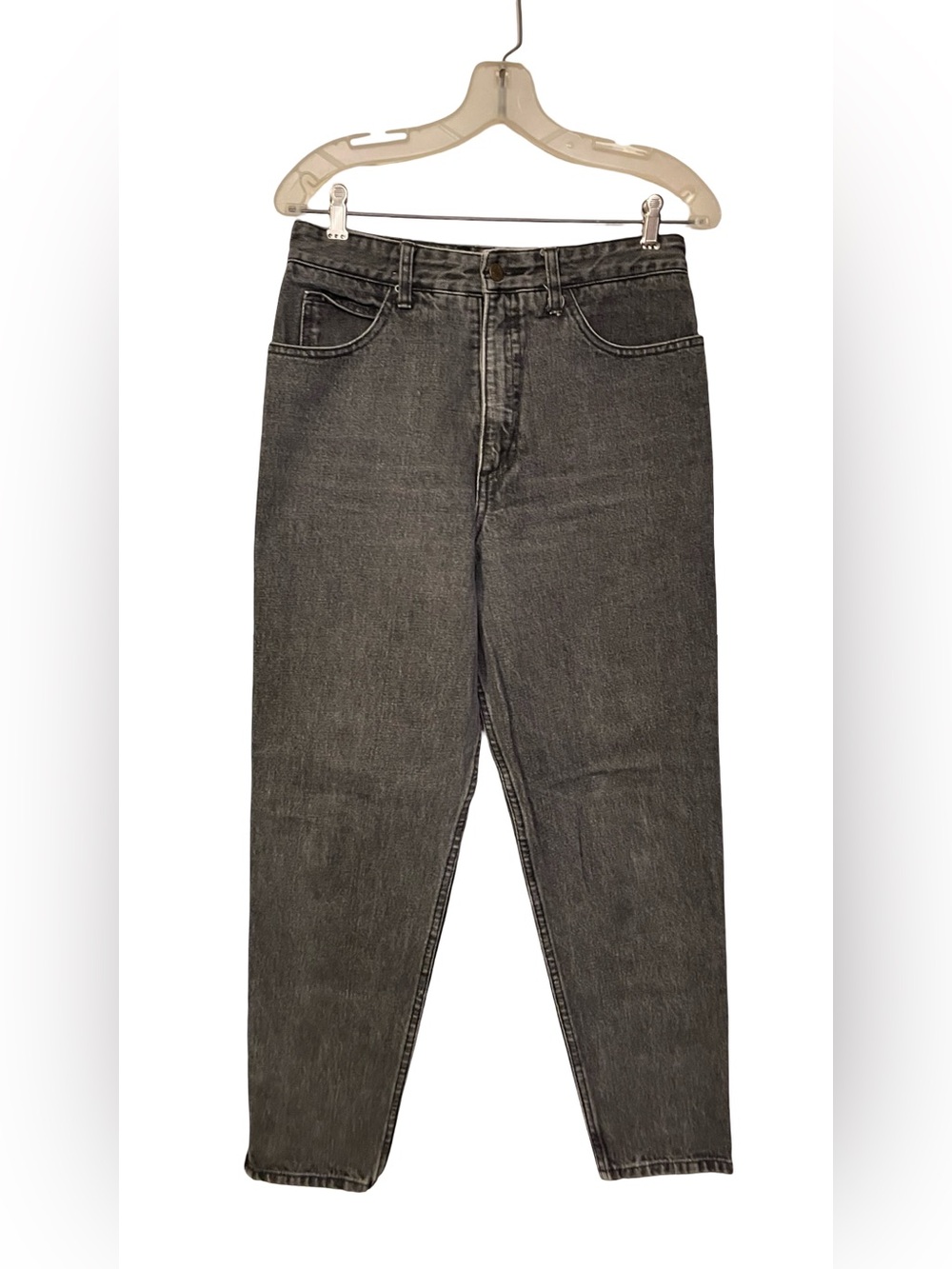 Vintage High Waist Tapered Black Guess Denim Size 31